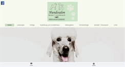 Desktop Screenshot of hundesalon-wien.at